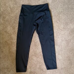 VOGO Athletica Black High-Waist Leggings with Logo